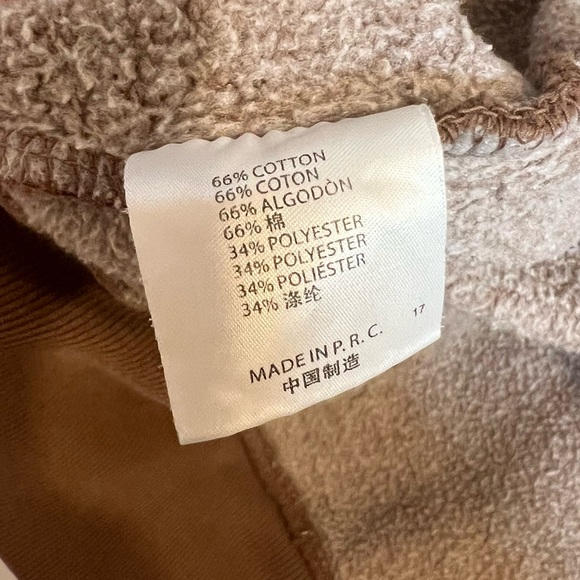 BRANDY MELVILLE Christy Oversized Full Zip Hoodie in Brown. One Size - Picture 11 of 11